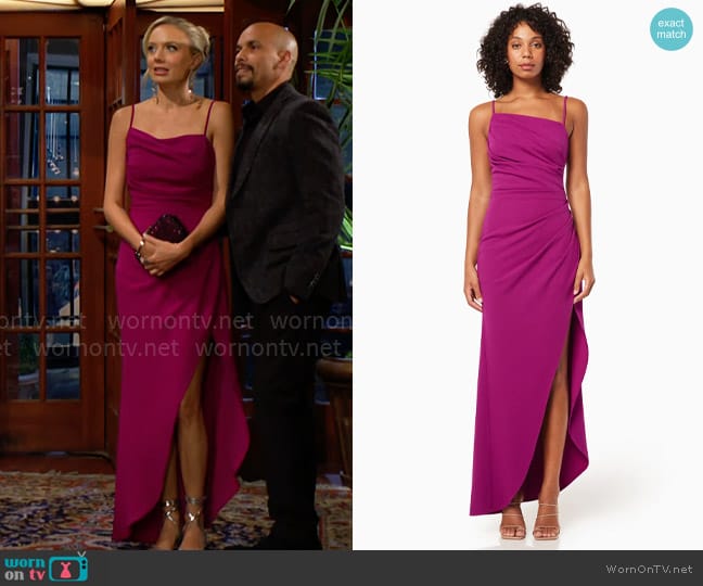 Elliatt Yolanda Gown worn by Abby Newman (Melissa Ordway) on The Young and the Restless