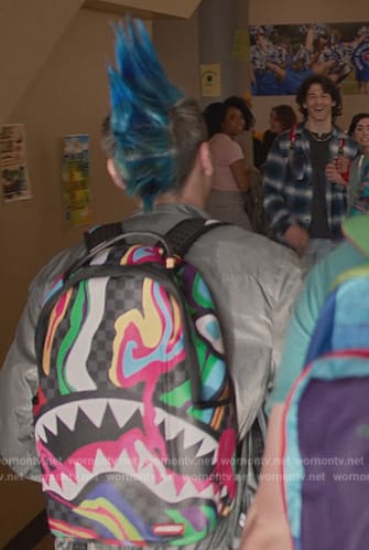 Hawk’s back pack on Cobra Kai