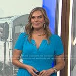 Emily’s blue smocked waist dress on Today