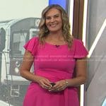 Emily’s pink tie waist dress on Today