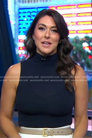 Erielle’s beige belt on Good Morning America