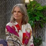 Fiona’s floral robe on Days of our Lives