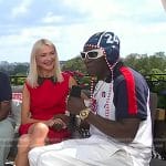 Flavor Flav’s coloblock polo shirt on Today