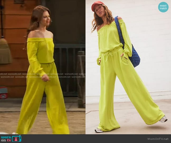 Free People One To Beat Onesie worn by Victoria Vance (Jordan Clark) on Bunkd