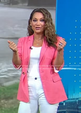 Ginger’s pink blazer on Good Morning America