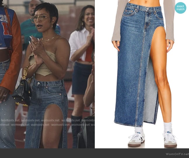 Grlfrnd Blanca Maxi Skirt worn by Ivy (Karrueche Tran) on Bel-Air