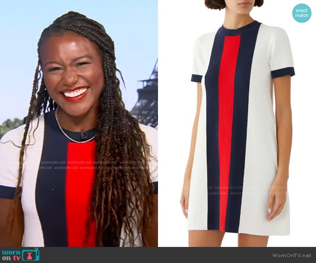 Gucci Crew Neck Mini Dress worn by Janai Norman on Good Morning America