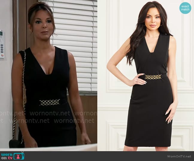 Guess Dallas Dress worn by Natalia (Eva LaRue) on General Hospital