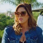 Emily’s denim jacket and sunglasses on The Real Housewives of Orange County