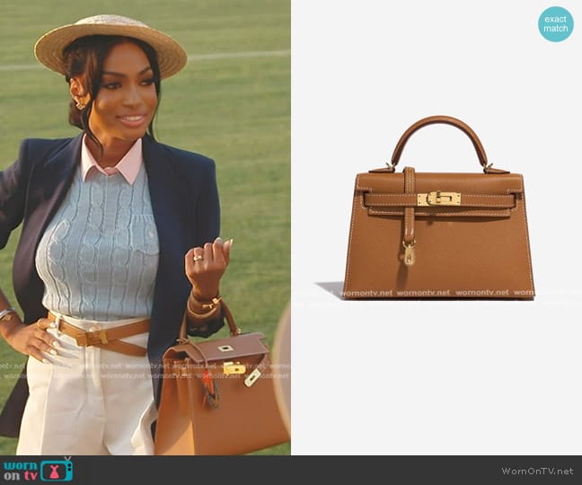 Hermes Epsom Kelly Bag worn by Lesa Milan (Lesa Milan) on The Real Housewives of Dubai