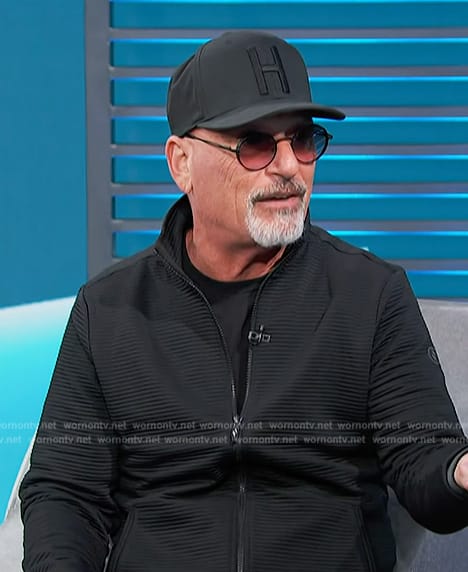 Howie Mandel's black jacket on Access Hollywood