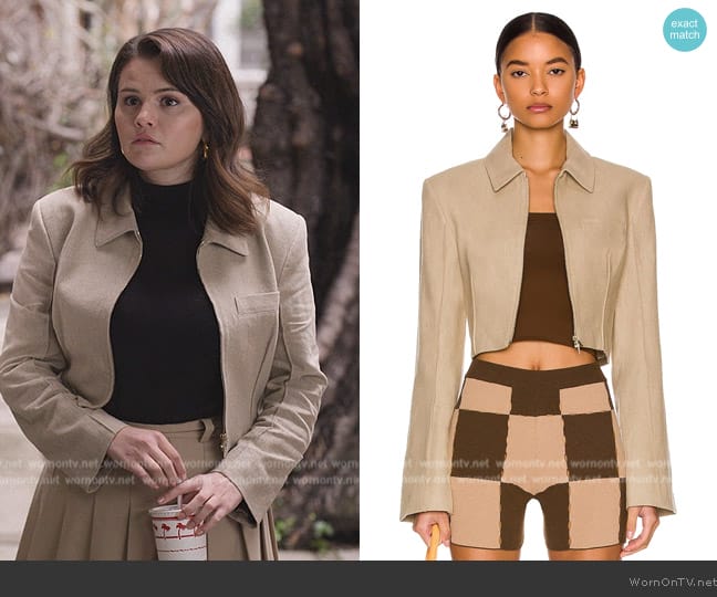 Jacquemus La Veste Limao worn by Mabel Mora (Selena Gomez) on Only Murders in the Building