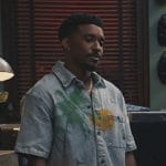 Jazz’s palm print denim shirt on Bel-Air