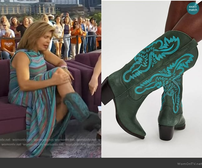 Jeffrey Campbell Dagget Western Boots worn by Hoda Kotb on Today