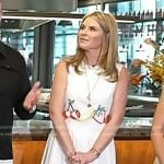 Jenna’s white fruit embroidered dress on Today