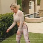 Jennifer’s floral print leggings on The Real Housewives of Orange County