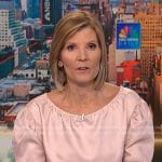 Kate’s pink gathered top on NBC News Daily