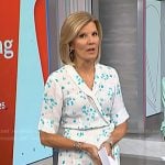 Kate’s white floral wrap dress on NBC News Daily