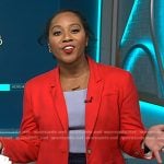 Kay’s red blazer on NBC News Daily