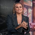 Keltie’s denim blazer and pants on E! News