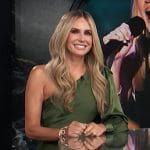 Keltie’s green one shoulder dress on E! News