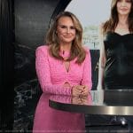 Keltie’s pink textured cutout dress on E! News