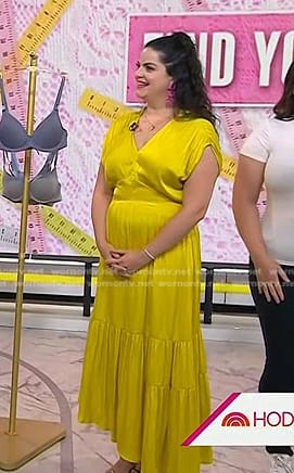 Kimmay Caldwell’s yellow dress on Today