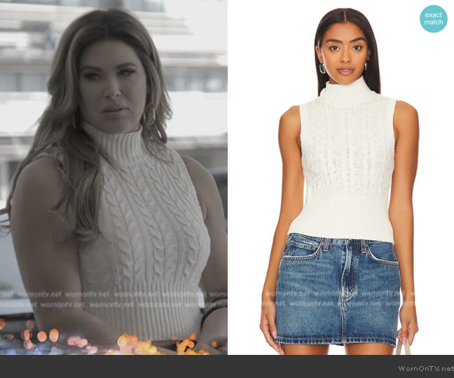 L'Academie Penelope Tank Top worn by Emily Simpson on The Real Housewives of Orange County