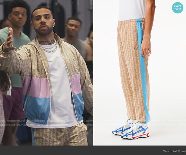 Lacoste Sport Suit Track Pants worn by Quentin (Vic Mensa) on Bel-Air