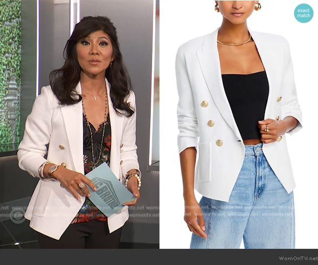 Julie Chen’s white blazer on Big Brother