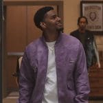 JR’s purple suede jacket on All American Homecoming