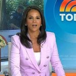 Laura’s pink double breasted blazer on Today