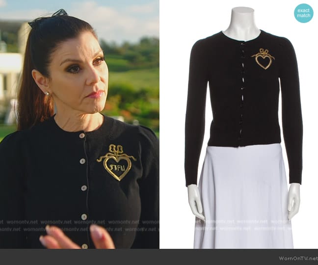 Le Lion Crew Neck Sweater worn by Heather Dubrow on The Real Housewives of Orange County