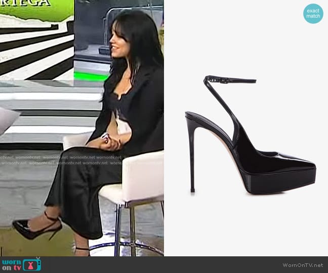 Le Silla Uma Slingback Pumps worn by Jenna Ortega on Today