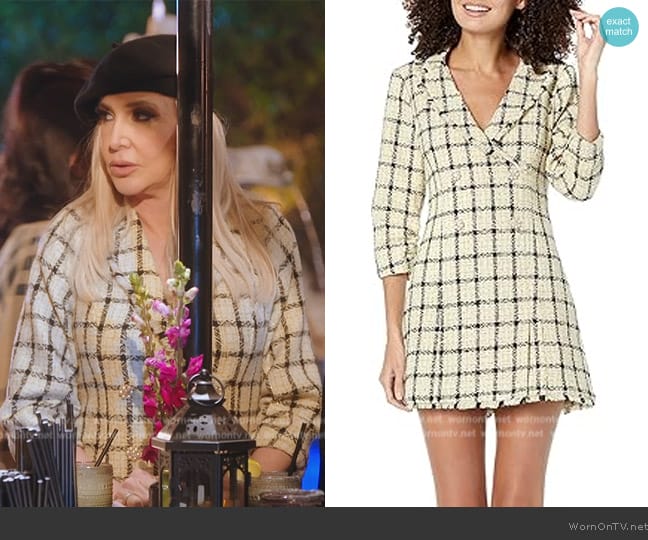 Likely Emerson Mini Dress worn by Shannon Beador on The Real Housewives of Orange County