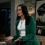 Lois’s green suit on General Hospital