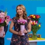Lori’s blue floral smocked dress on Good Morning America