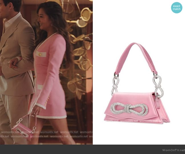 Mach & Mach Mini Handbag worn by Mindy Chen (Ashley Park) on Emily in Paris