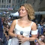 Maggie Rogers’ white mini dress on Today