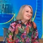 Missy Buchanan’s floral print blouse on Good Morning America