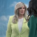 Haven’s lime green blazer on General Hospital