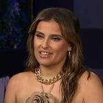 Nelly Furtado’s rose applique halter top on E! News