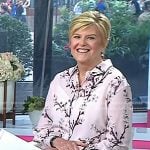 Anne’s pink floral blouse on Today