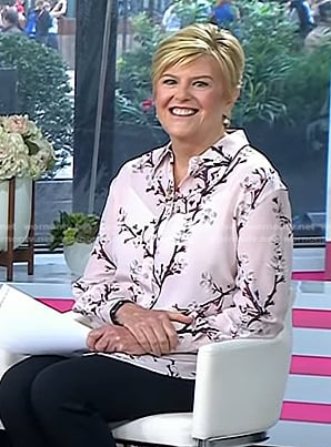 Anne's pink floral blouse on Today