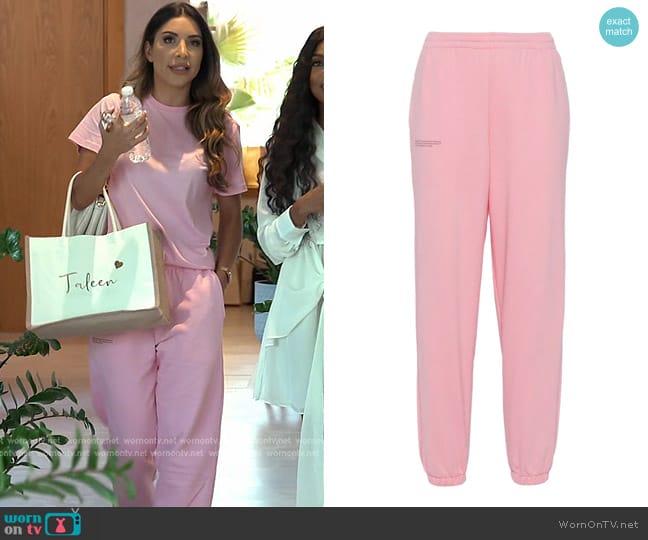 Taleen’s pink track pants on The Real Housewives of Dubai