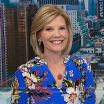 Kate’s blue floral blouse on NBC News Daily