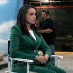 Lois’s green suit on General Hospital