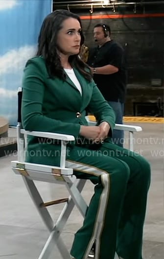 Lois’s green suit on General Hospital