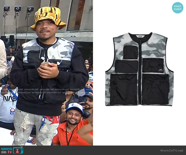 Rains Dili Mesh Vest worn by Chance the Rapper on Today