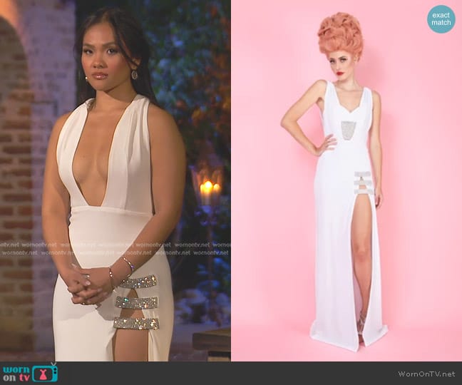 Randi Rahm Selene Dress worn by Jenn Tran on The Bachelorette